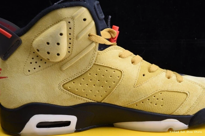 Kick Theory X SCOTT TRAVIS CN1084-300 YELLOW JORDAN 6 AIR 0630